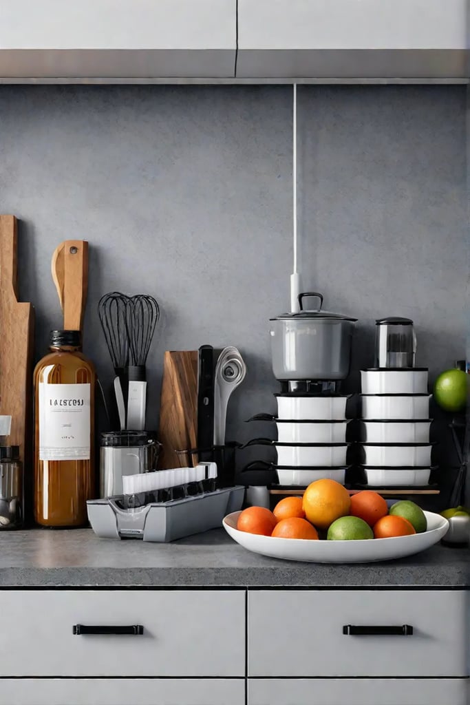 Organizational tools for kitchen storage and organization