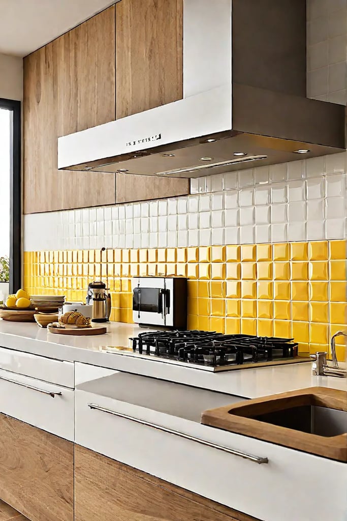Adding personality with bold backsplash materials