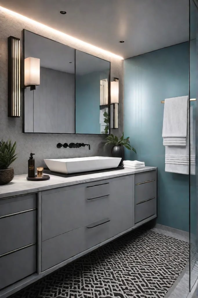 Bathroom lighting design ideas