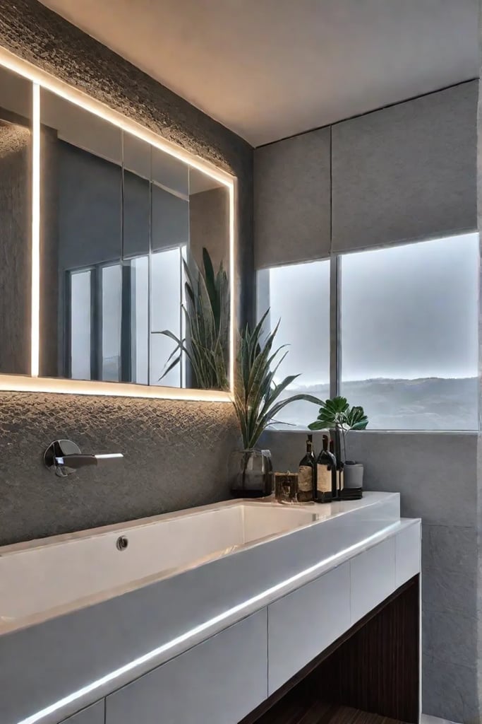 Bathroom mood lighting ideas