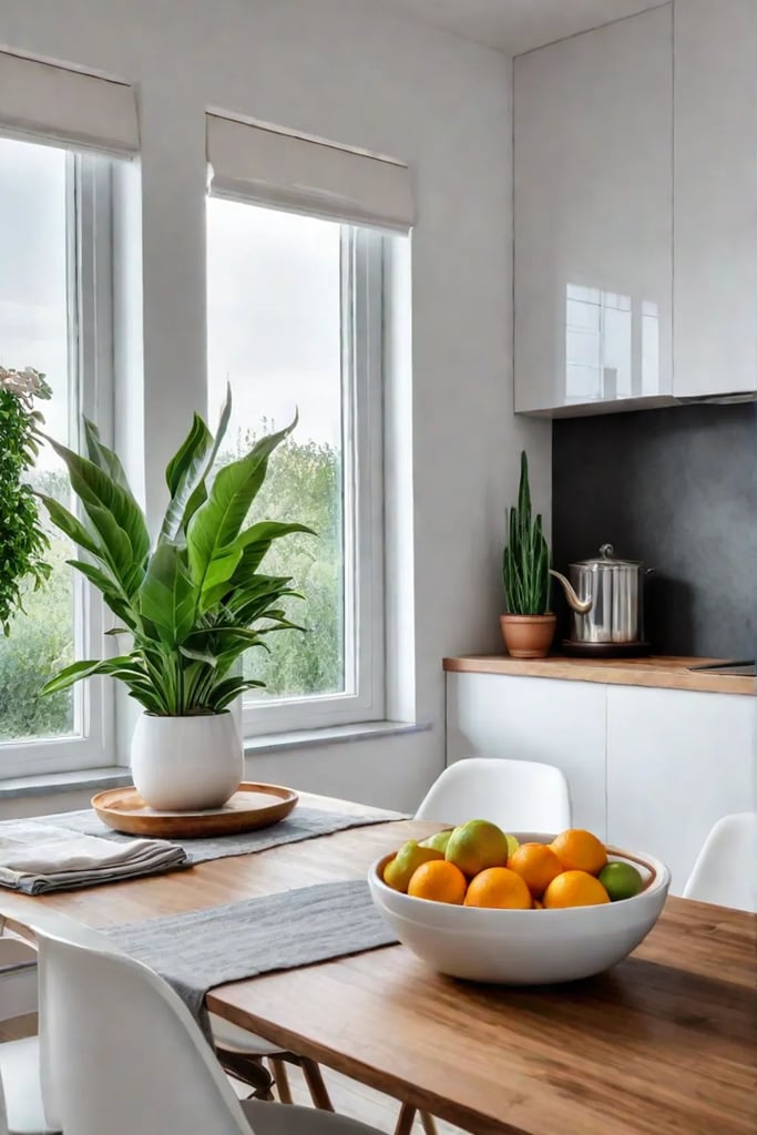 Clean lines and functionality define a minimalist Scandinavian kitchen