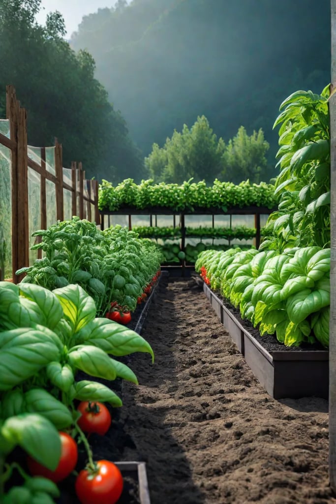 Companion planting for pest control