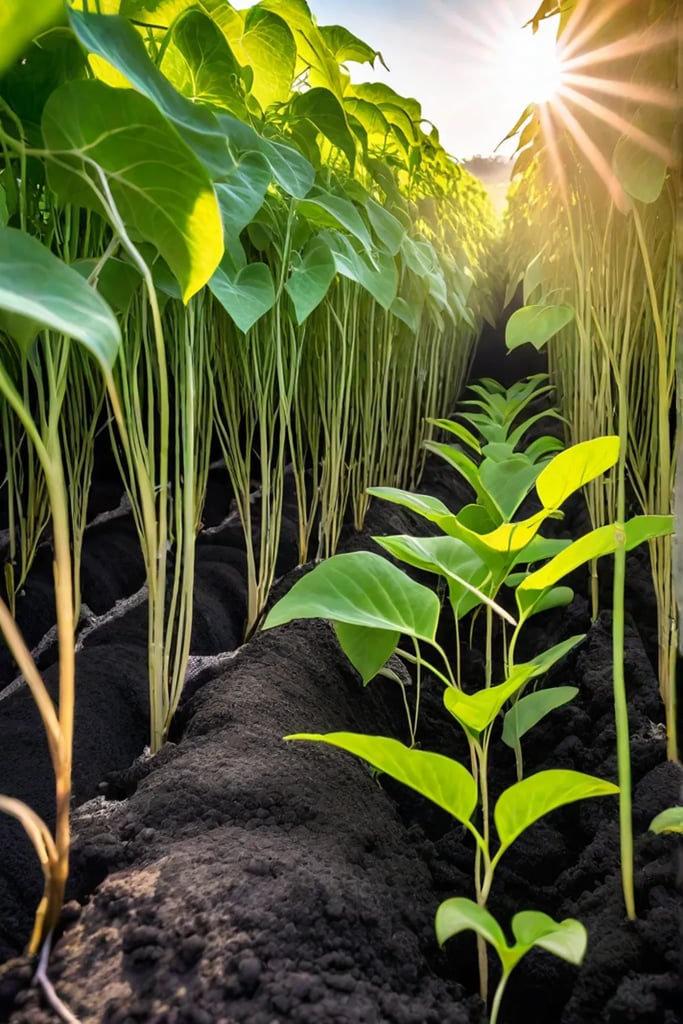 Companion planting with beans for sustainable gardening