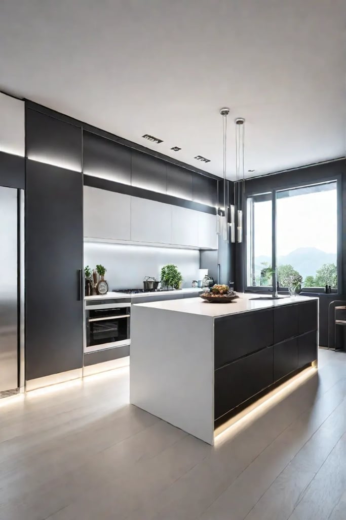 Double island kitchen layout