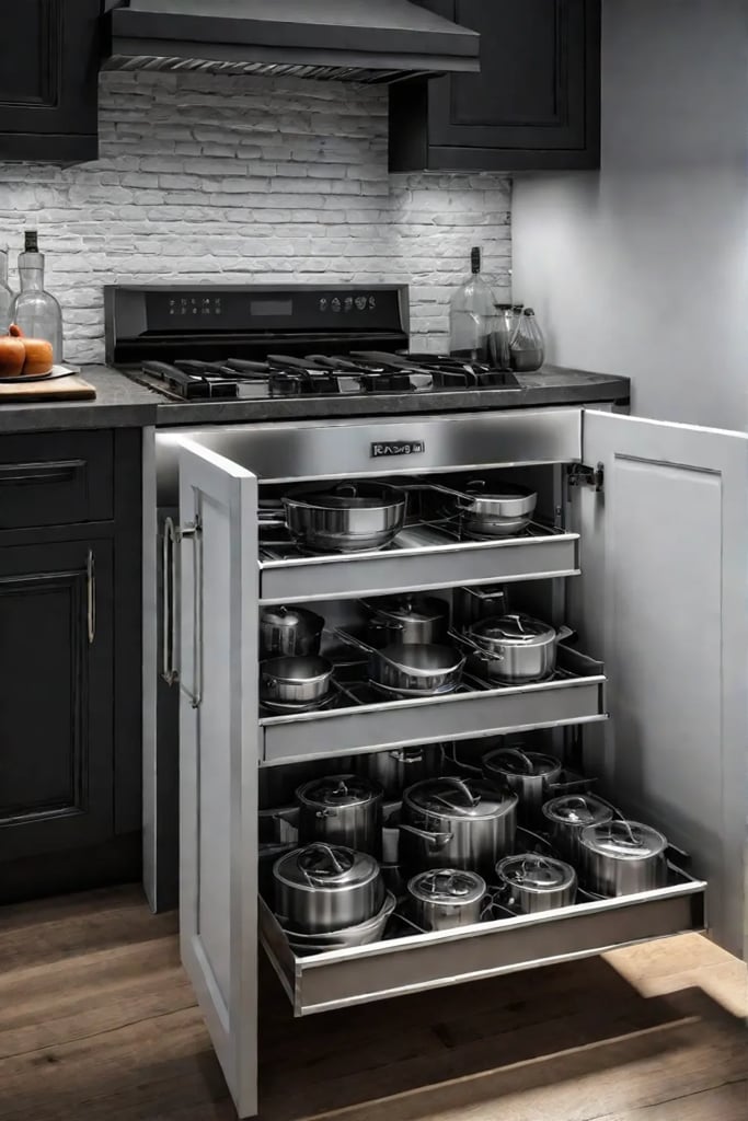 Efficient kitchen storage solutions