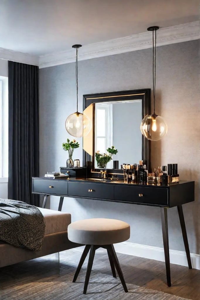 Focused vanity lighting with pendant