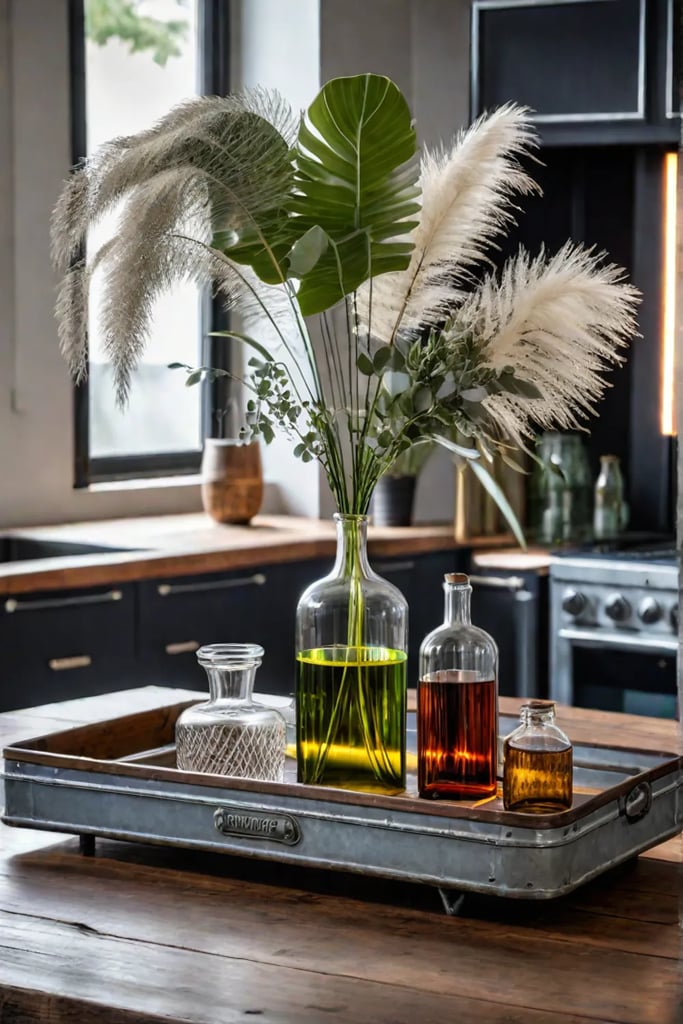 Industrial Kitchen Centerpiece