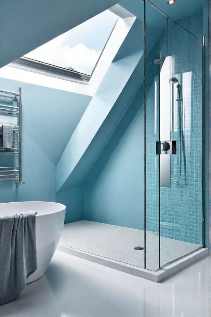 Inviting bathroom with natural light