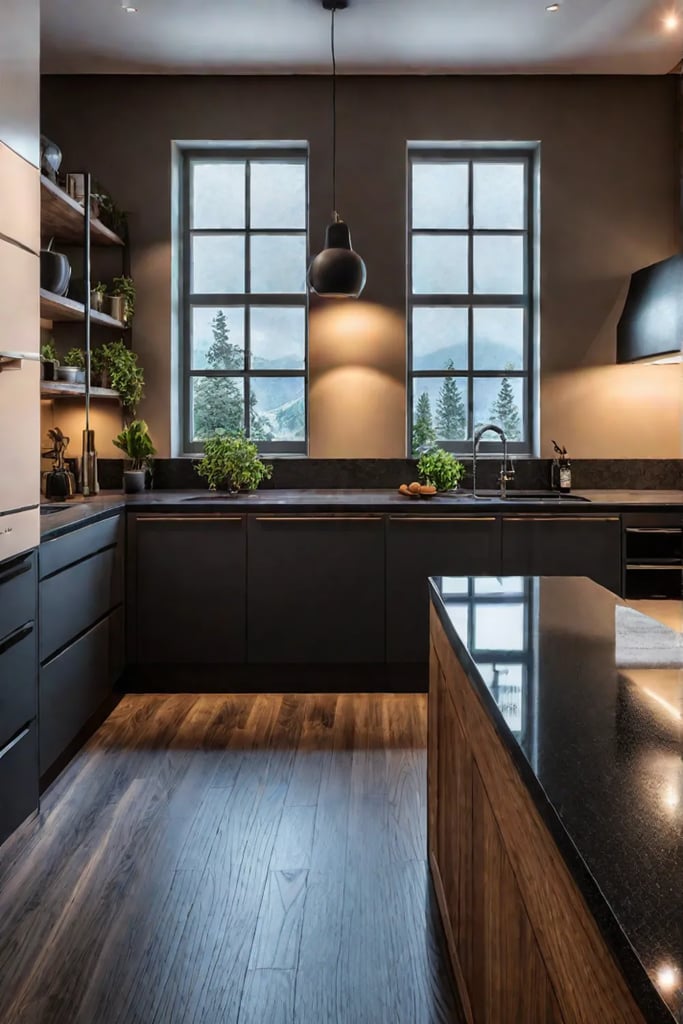 Inviting small kitchen design