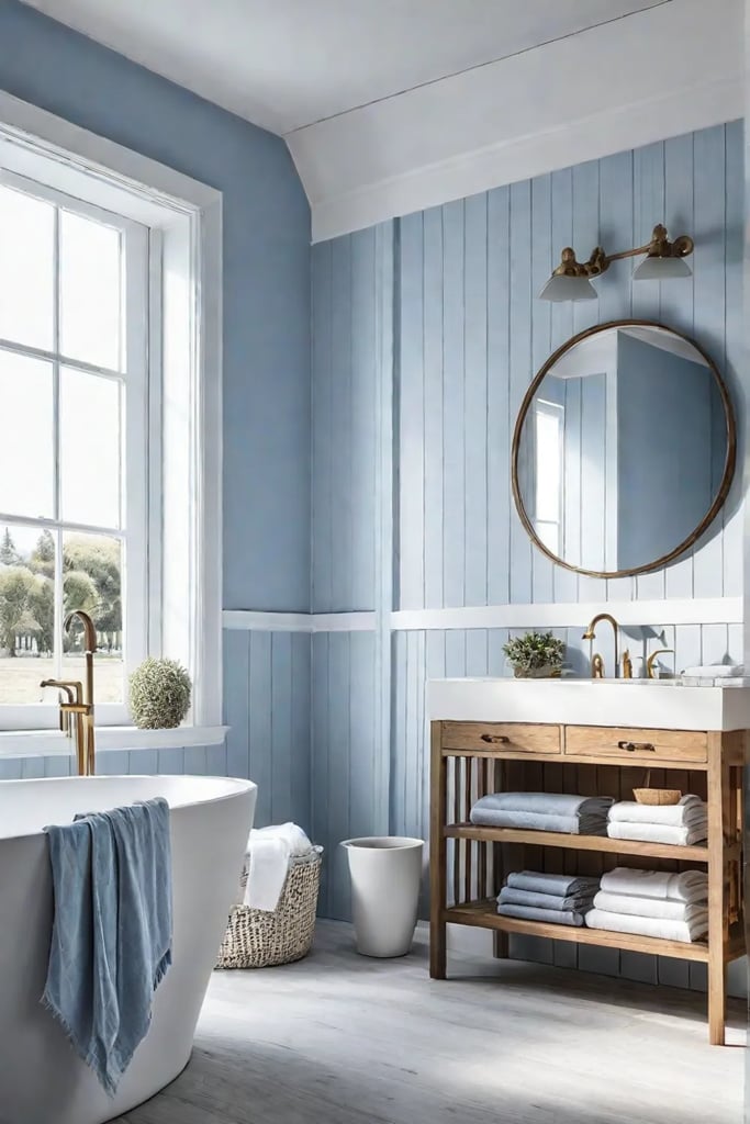 Luxurious coastal bathroom design