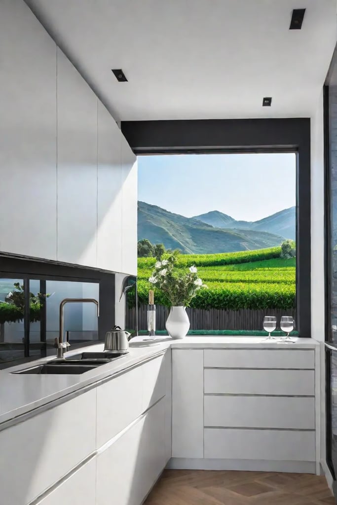 Minimalist kitchen scratchresistant quartz countertops