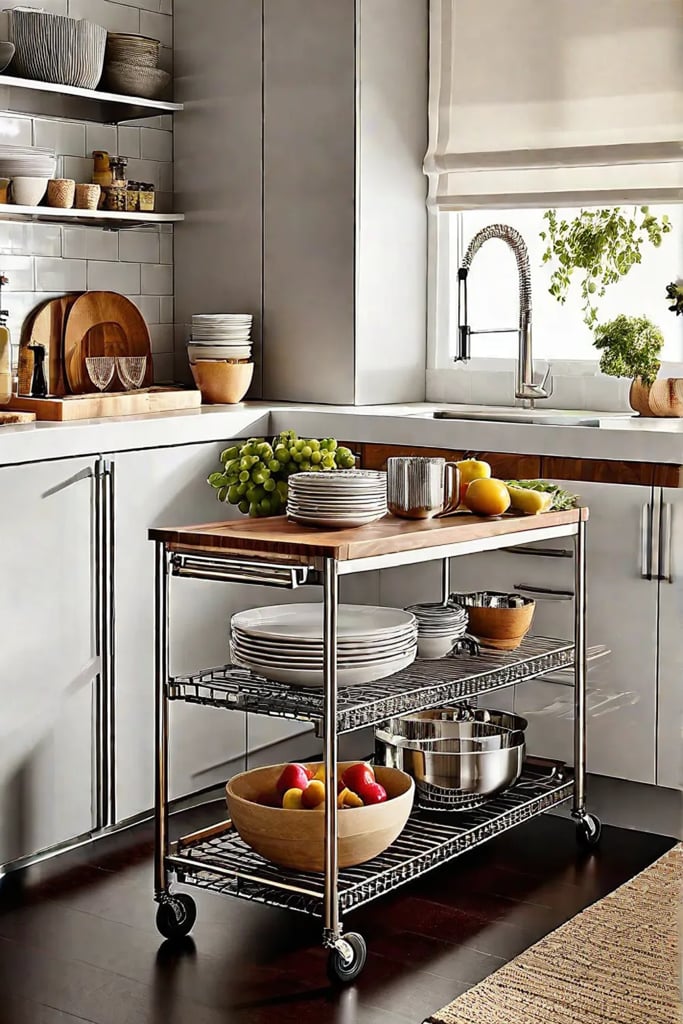 Open shelving kitchen 1