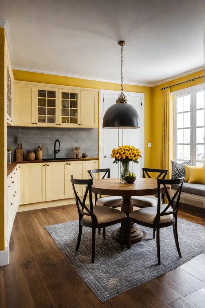 Open shelving with organized baskets