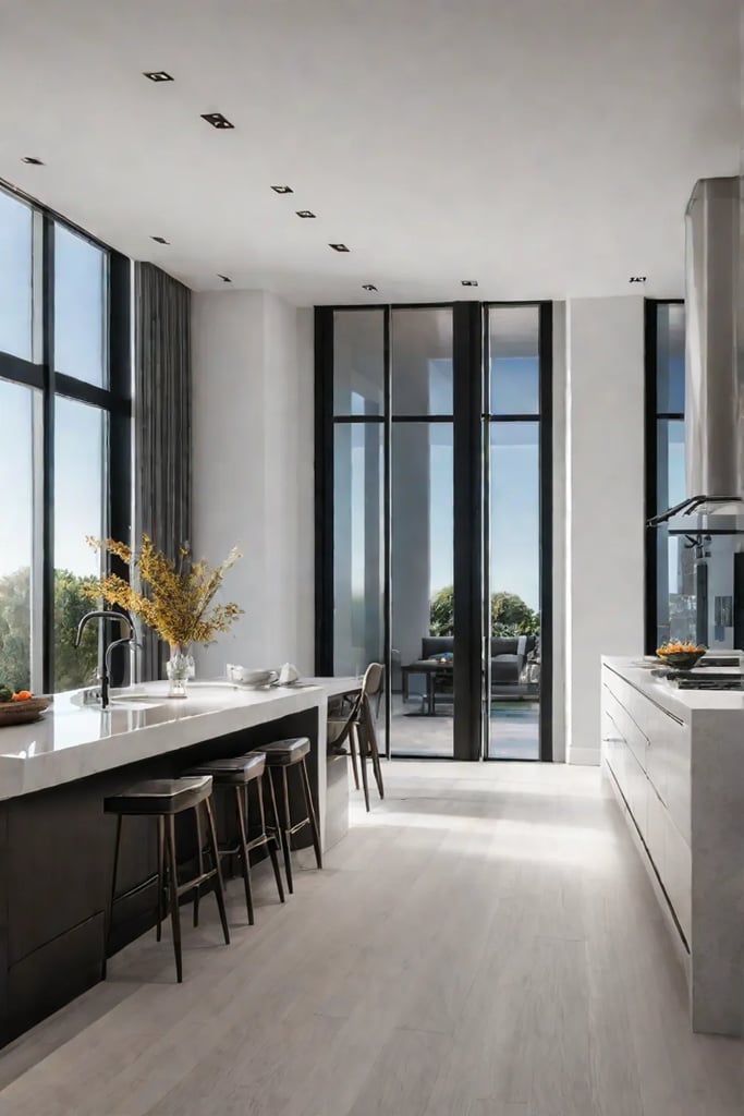 Openplan kitchen design