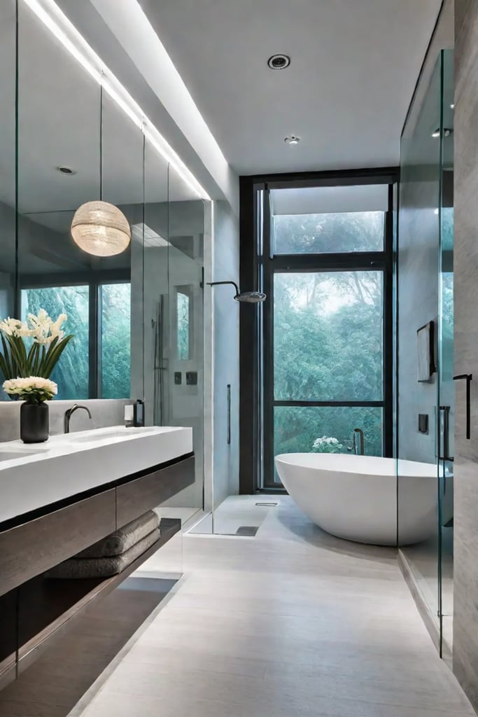 Scandinavian bathroom design
