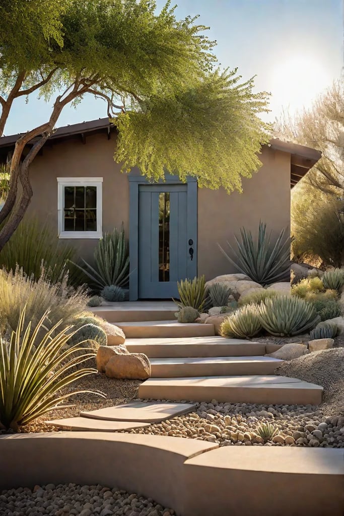 Sustainable landscape design with native plants thrives in local conditions