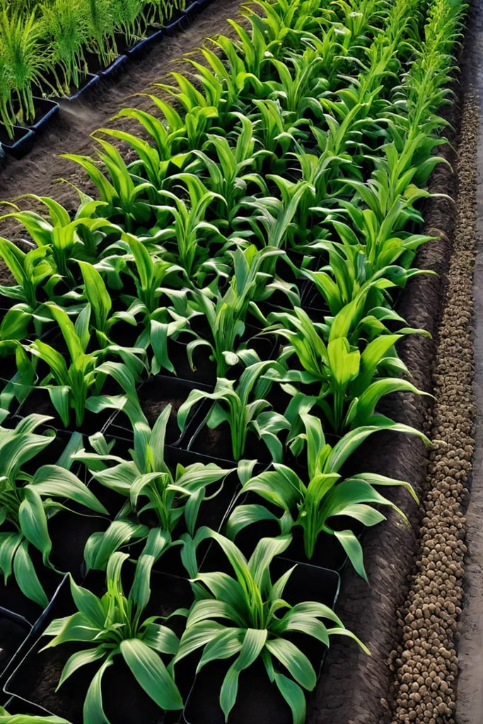 Three Sisters garden Corn beans and squash