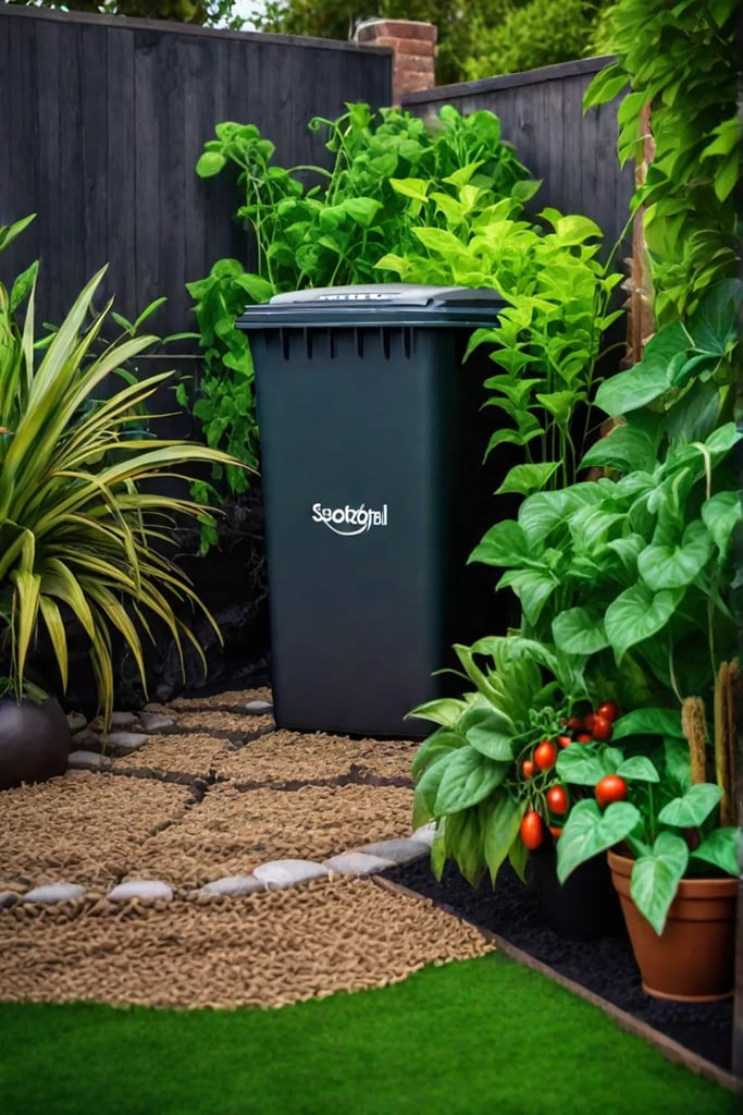 Transforming kitchen scraps into garden fertilizer