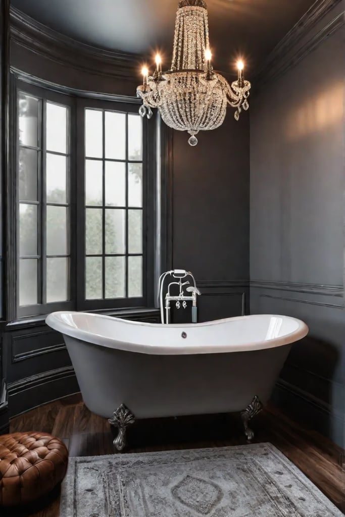 intimate bathroom vintage style