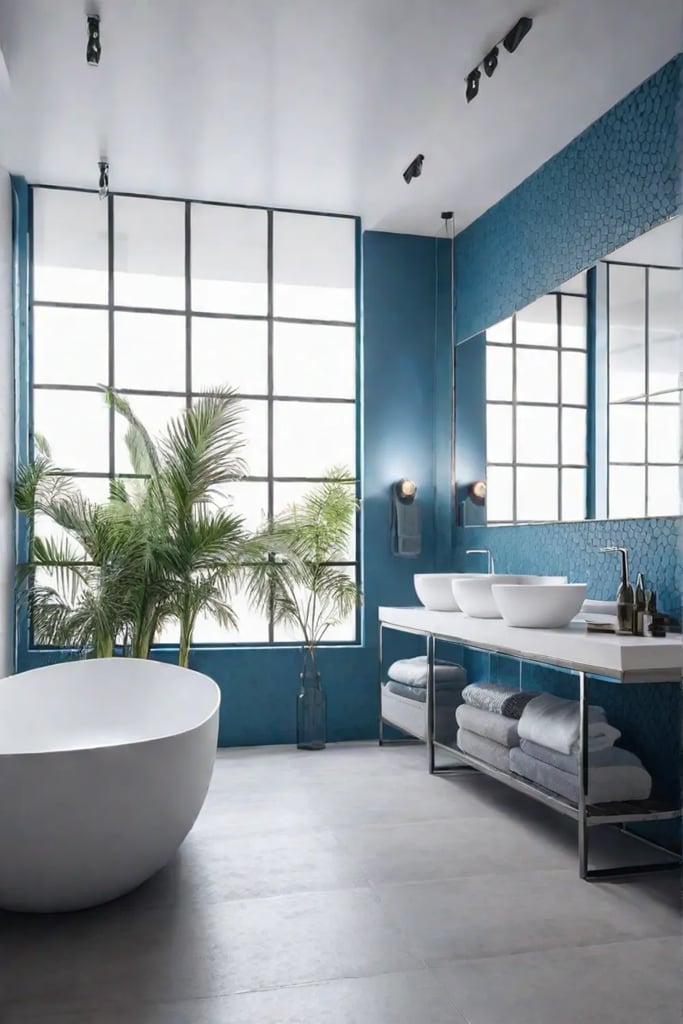 minimalist bathroom spacious