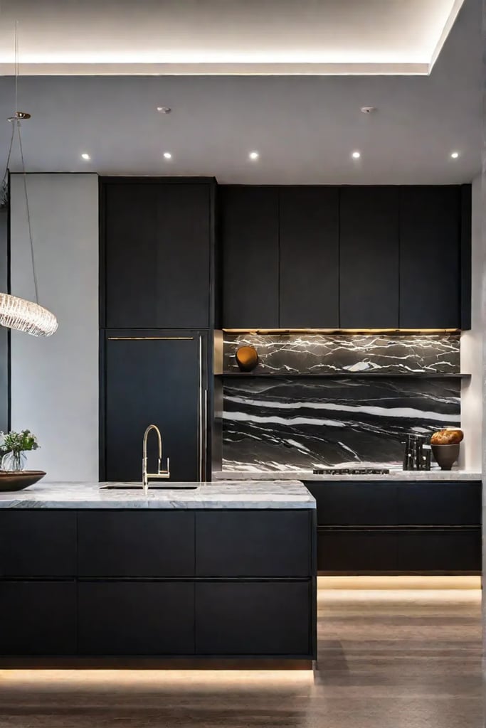 natural stone backsplash