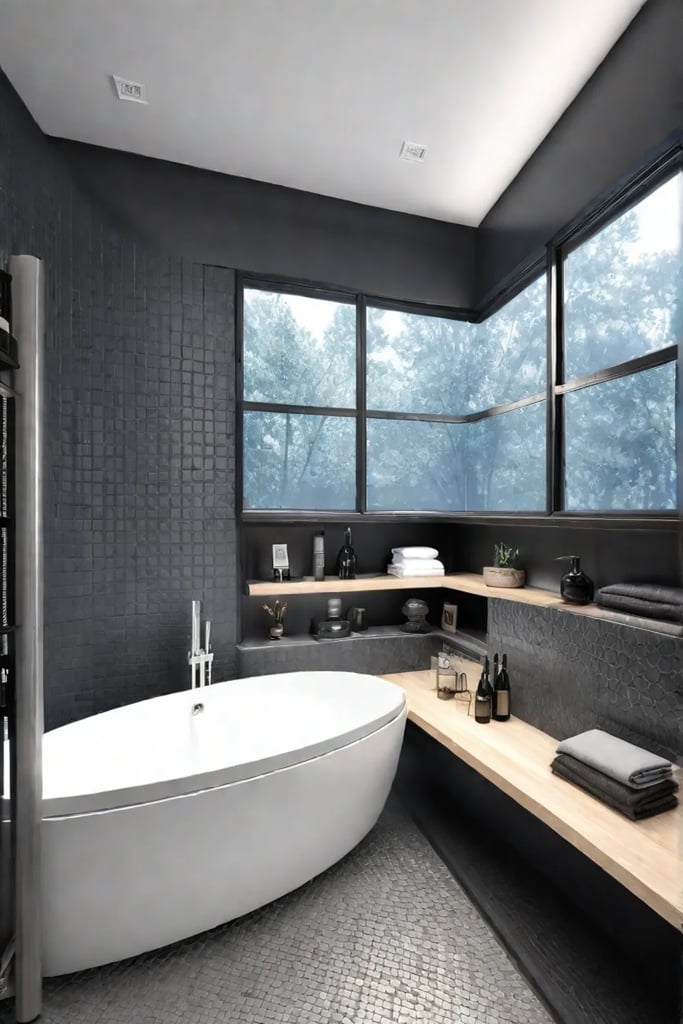 Bathroom renovation before and after from cramped to chic