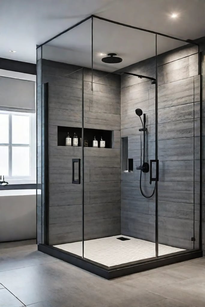 Builtin bathroom storage