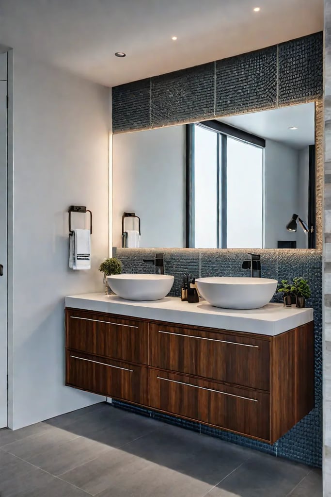 Elegant sconces for bathroom task lighting