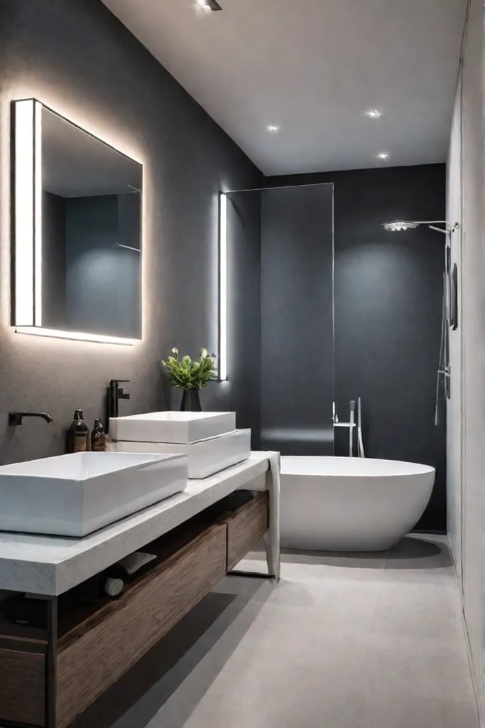 Functional and stylish small bathroom design