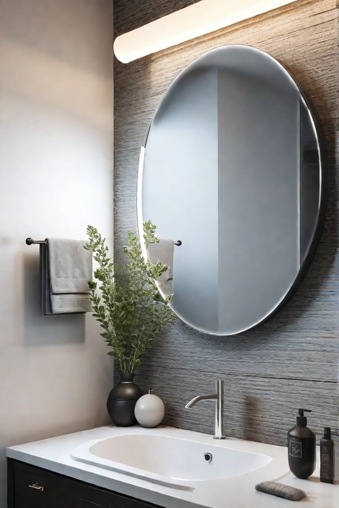 Sconces installed at eye level for optimal lighting