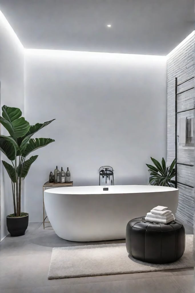 Small bathroom storage solutions with stylish furniture