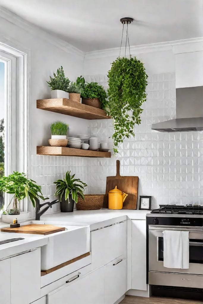 Small kitchen design maximizing space with light