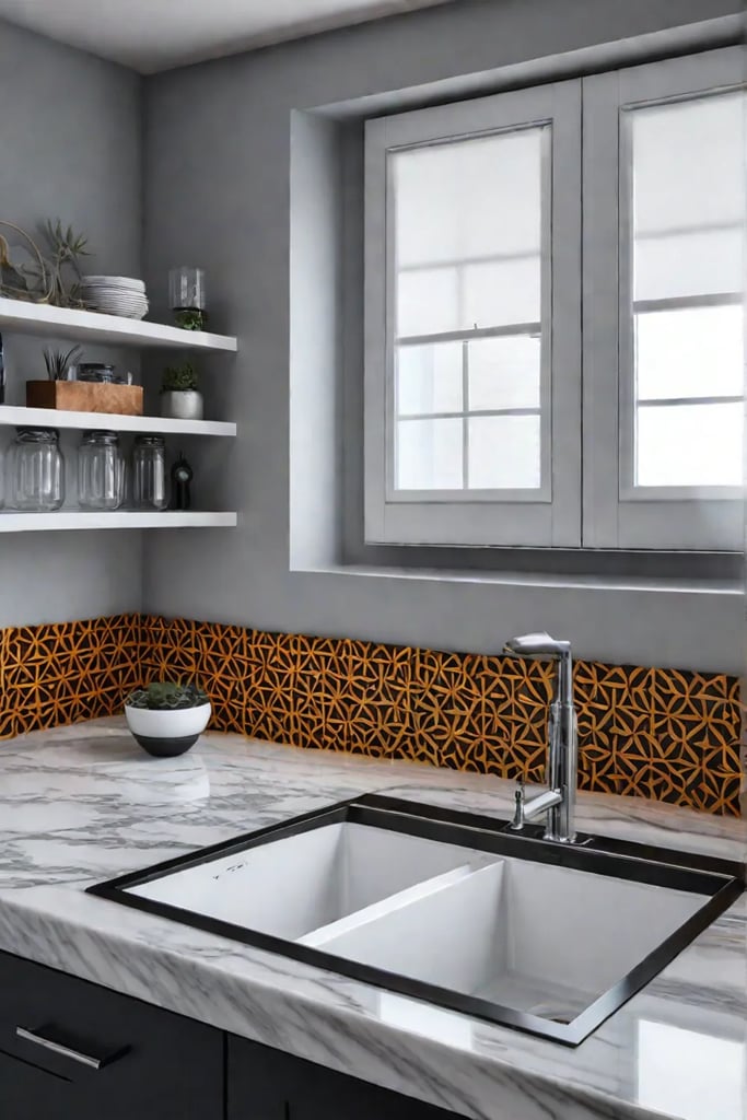 Affordable kitchen makeover with DIY decor