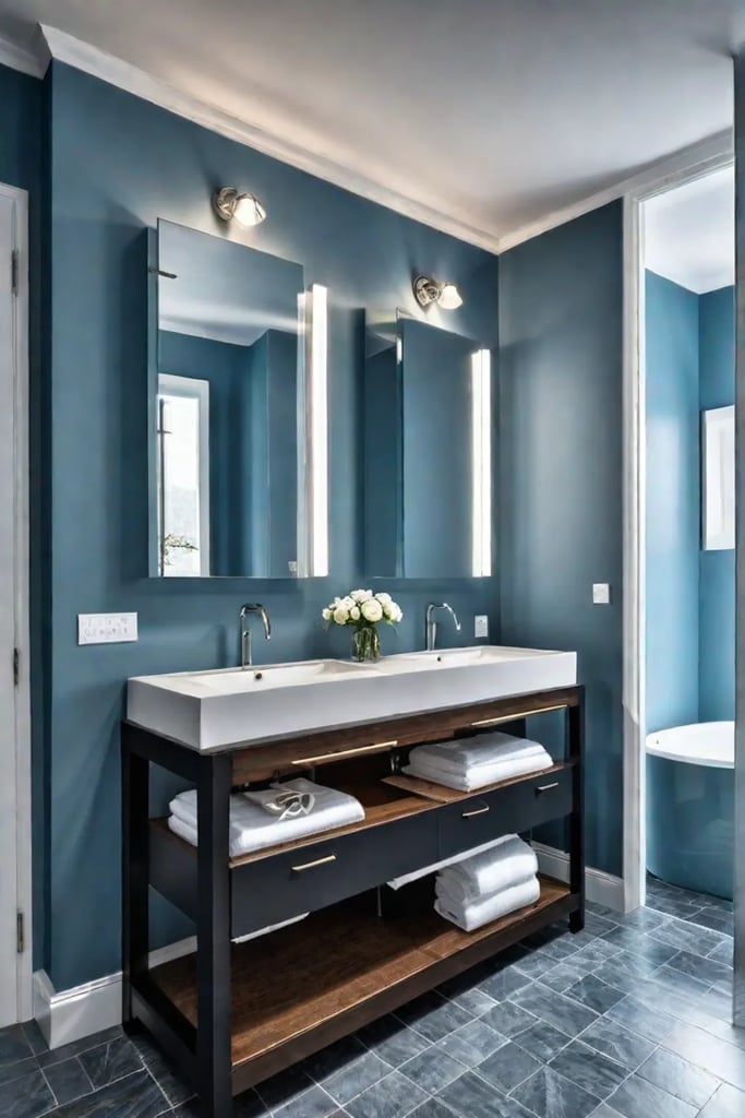 Bright and airy small bathroom design