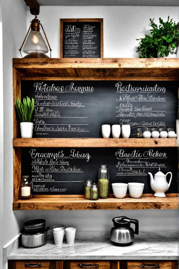 Chalkboard wall kitchen ideas