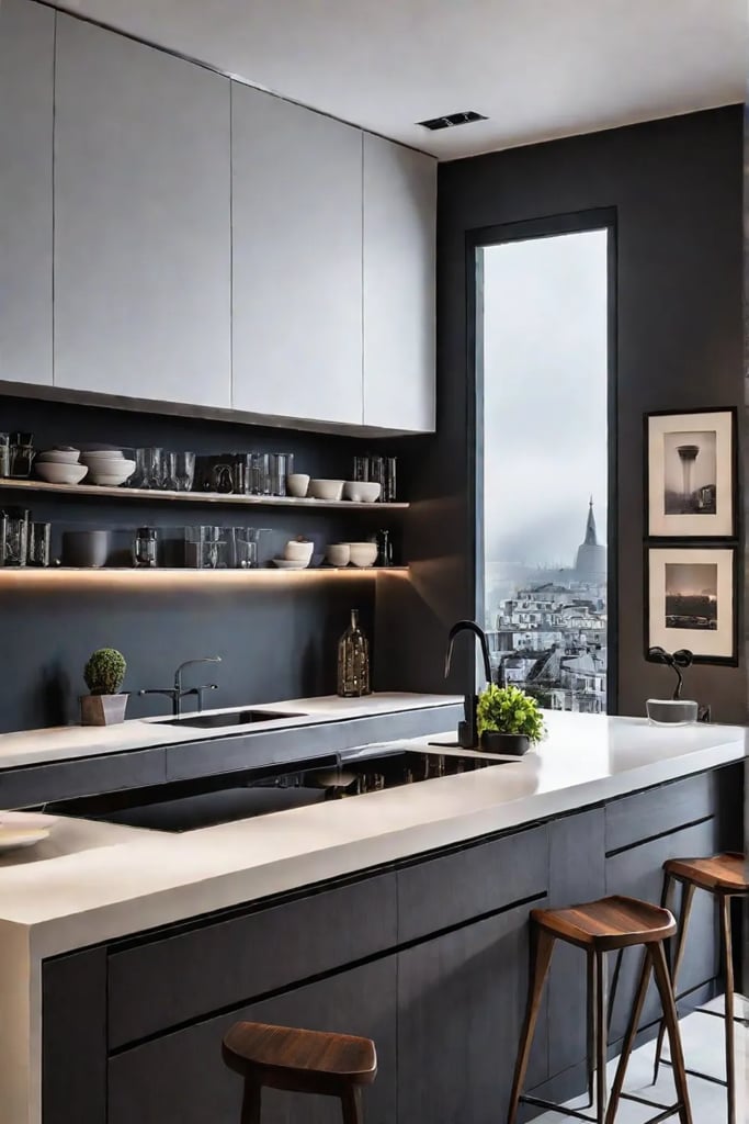 Creating an illusion of height with wall decor