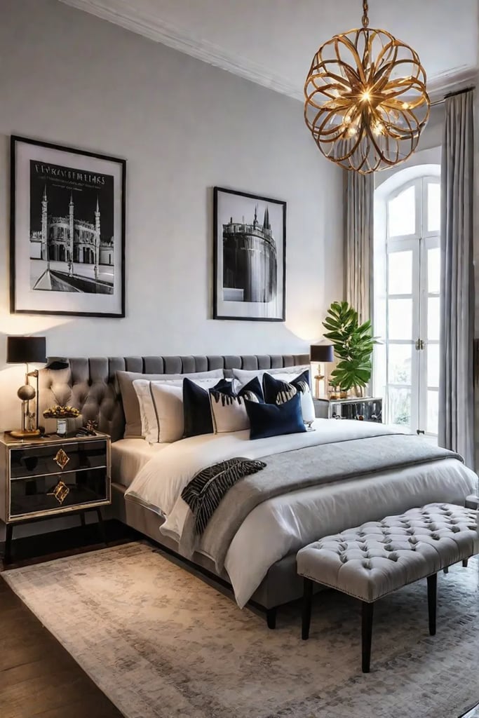 Creative bedroom inspiring decor