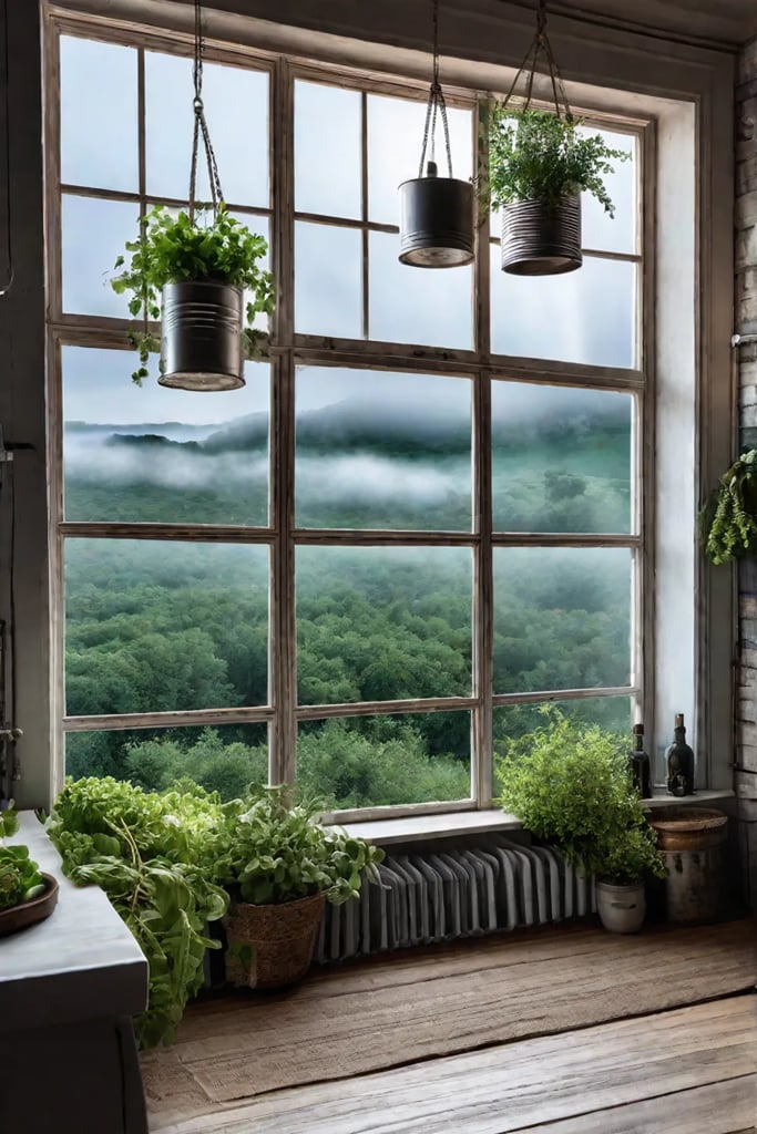 Ecofriendly kitchen design with repurposed materials