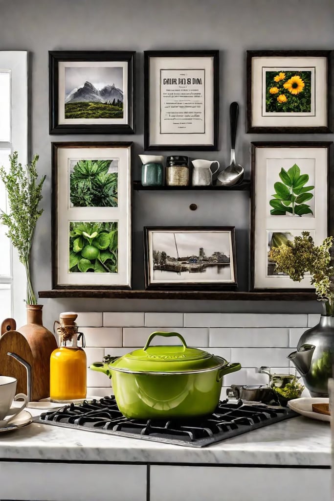 Gallery wall kitchen inspiration