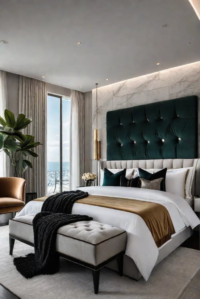 Indulgent space elegant furniture