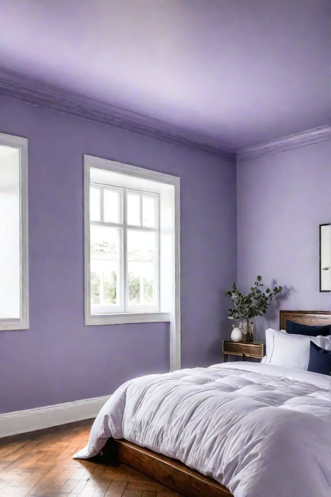 Making a low ceiling look higher with paint