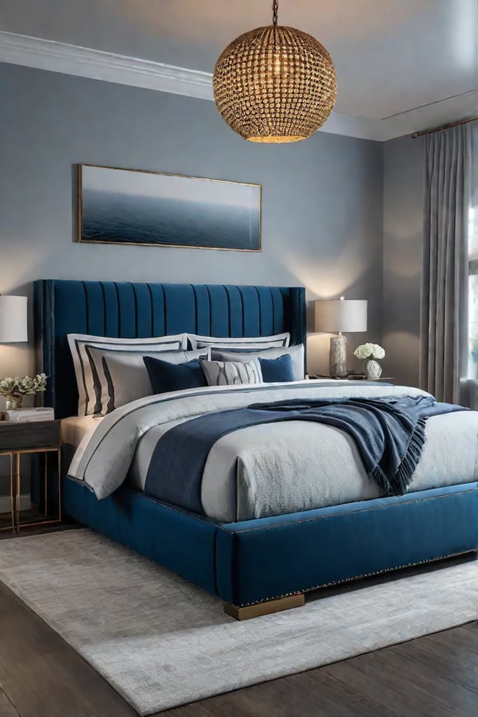 Peaceful bedroom calming colors