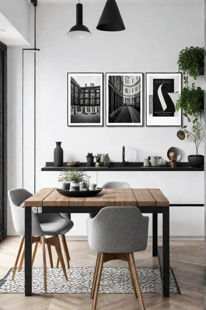 Scandinavian kitchen wall decor