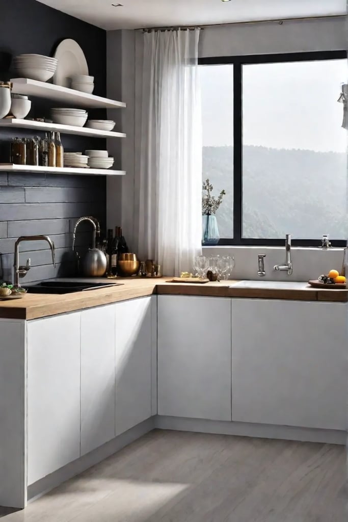 Unique and creative wall decor for small kitchens