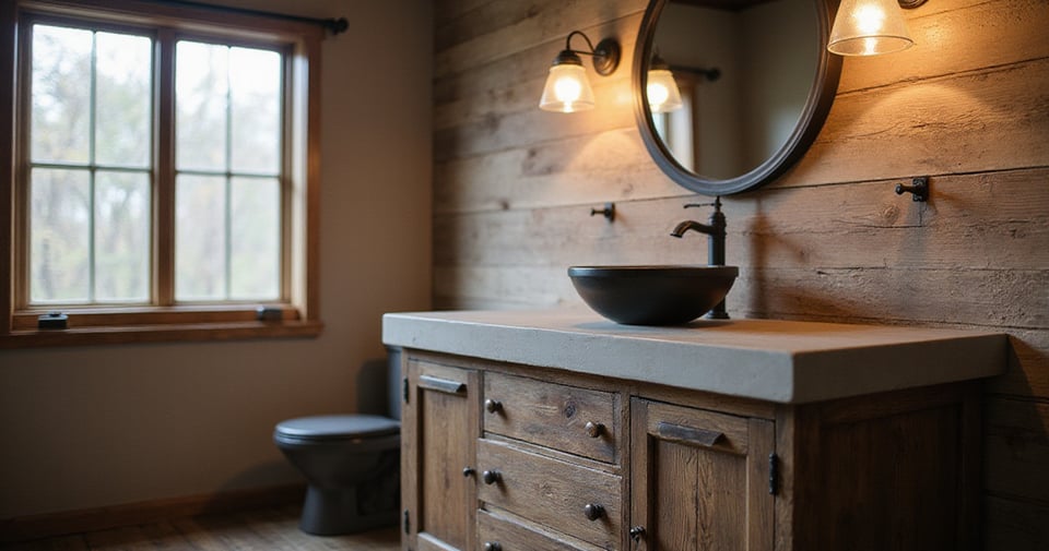 23 Rustic Bathroom Decoration Ideas