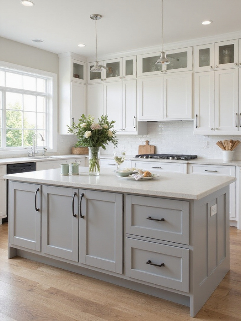 Thoughtfully designed kitchen island cabinet enhancing home resale value.