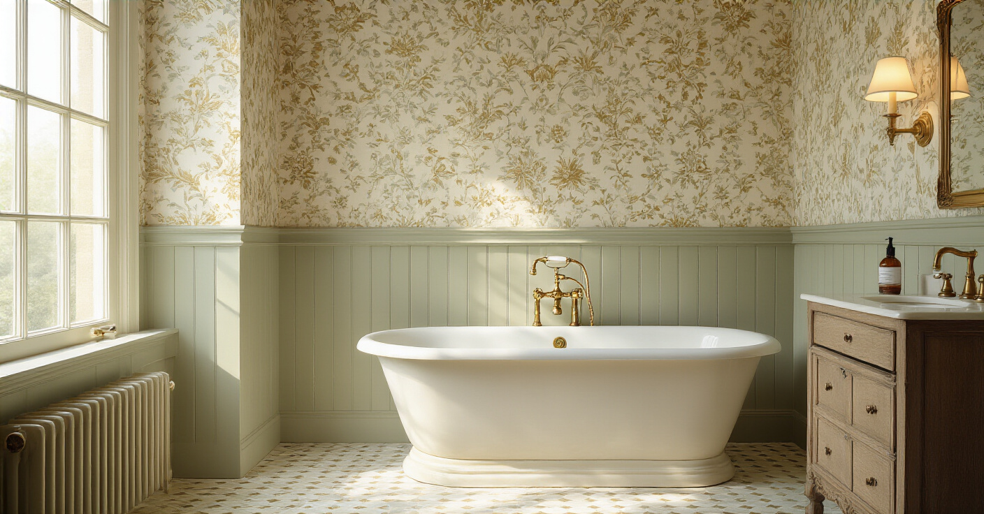 18 Essential Tips for Your Dream bathroom wallpaper vintage Project
