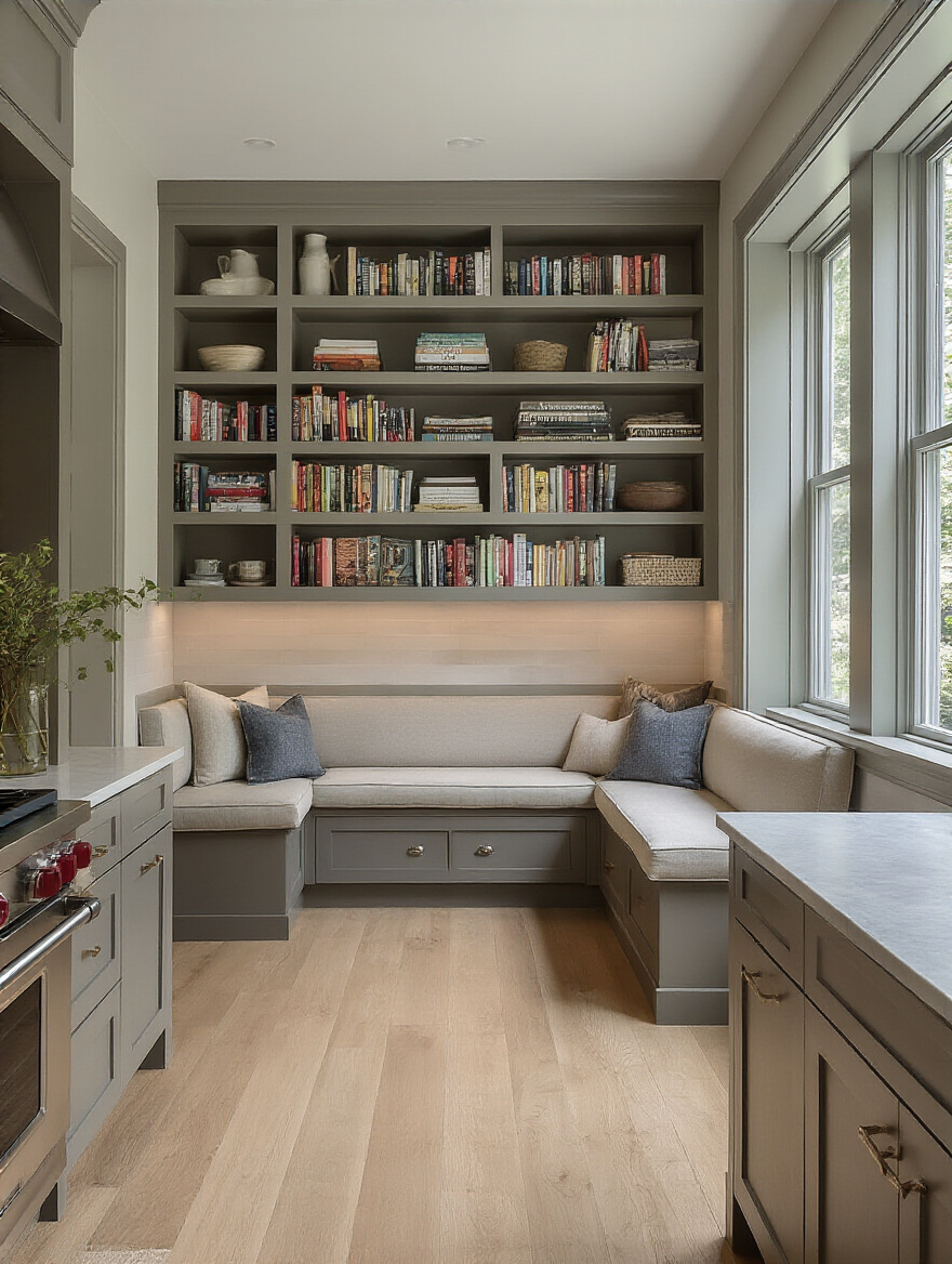 An organized small kitchen showcasing distinct designated zones for food preparation, cooking, and cleaning, highlighting efficient use of space after a detailed kitchen zone audit.