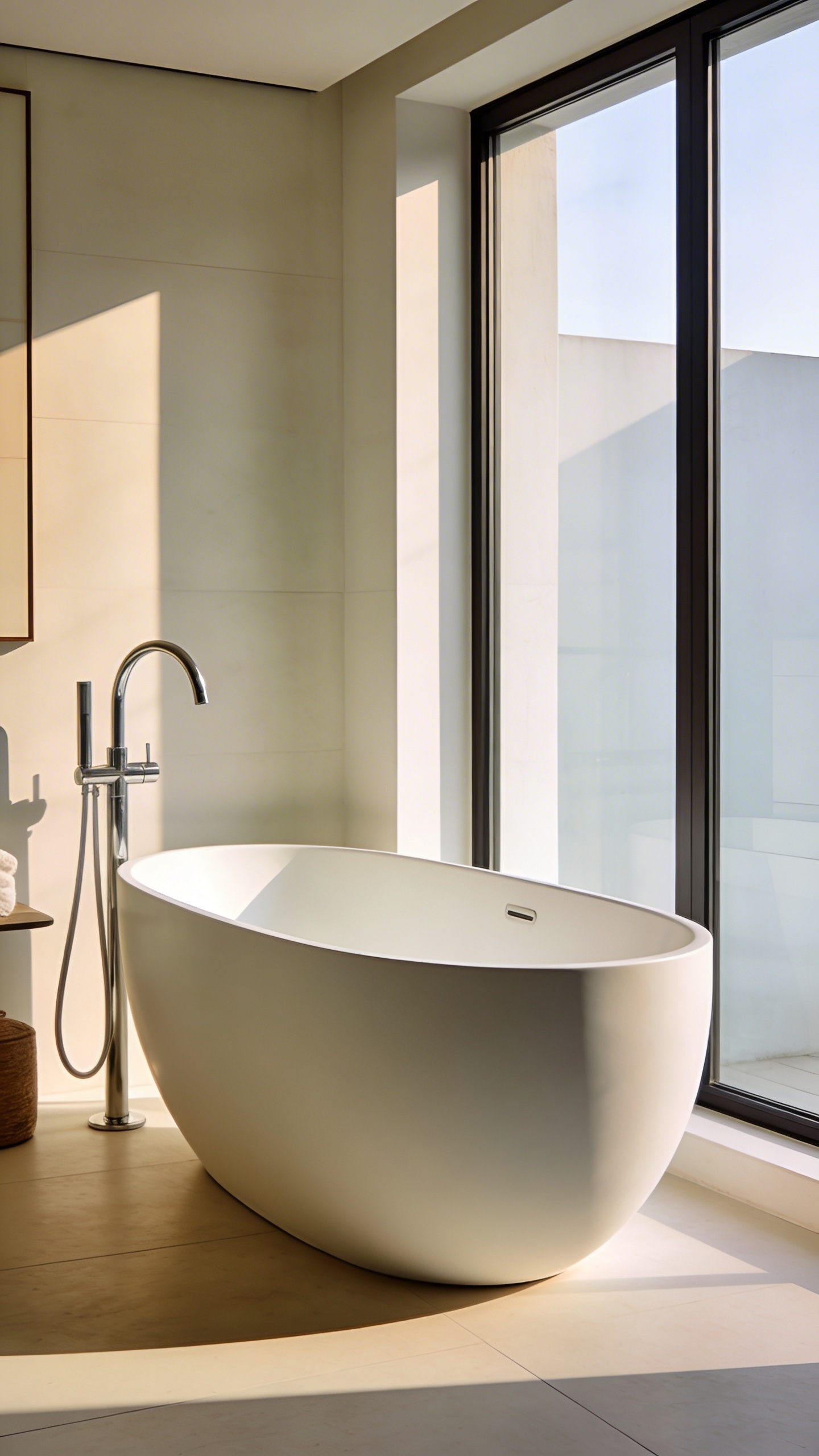 A sculptural freestanding bathtub is the most visually dramatic piece of modern bathroom decoration — and one that can be achieved at a range of price points.