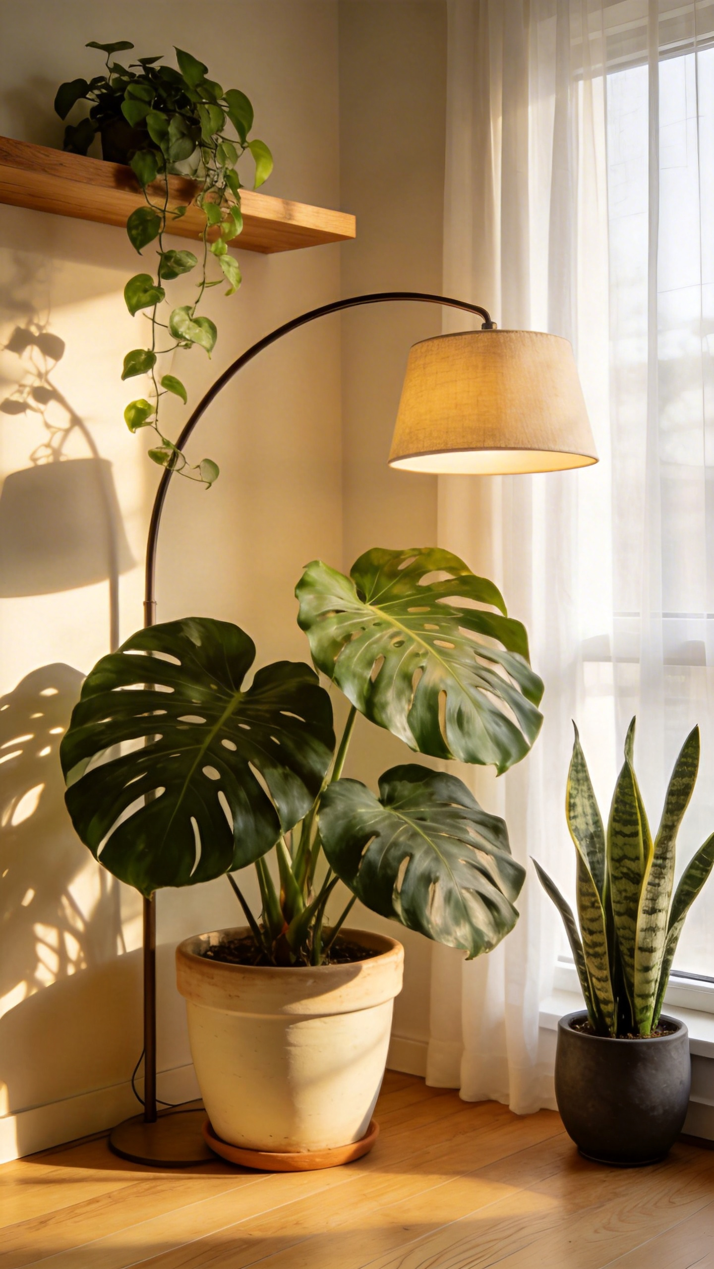Choosing low-light tolerant plants like monstera, pothos, and snake plants is the smart approach to apartment living room decoration that stays alive and keeps growing.